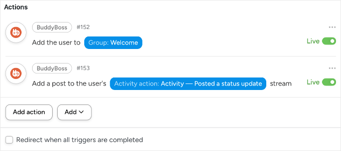 Uncanny Automator Actions for Welcoming Committee Recipe Uncanny Automator Actions for Welcoming Committee Recipe